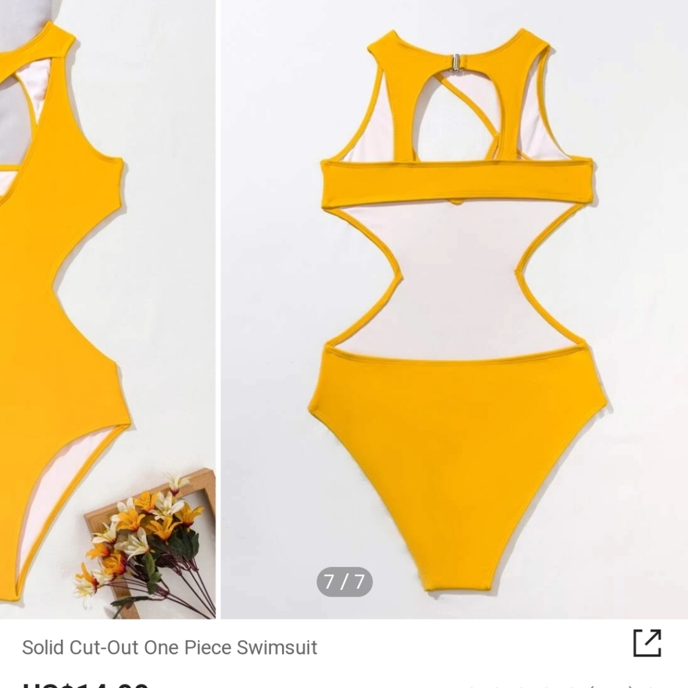 She-In monokini, two: size large and size medium - Picture 7 of 10